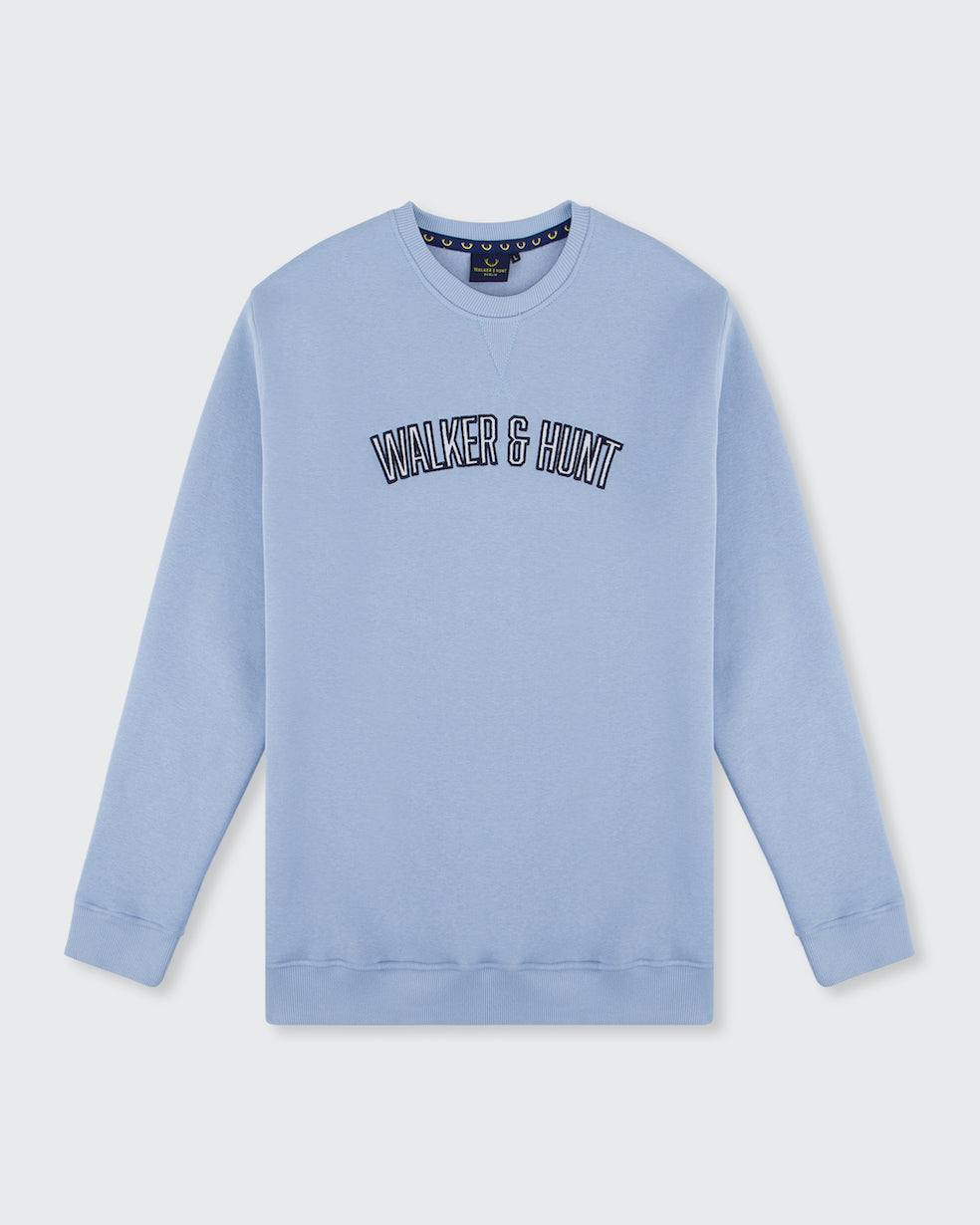 Powder Blue Block Sweatshirt