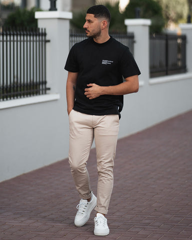 Suave Tee - Black - Walker & Hunt T-Shirts